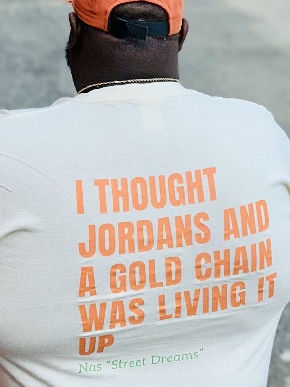 JORDANS & A GOLD CHAIN