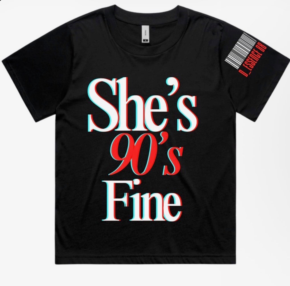 She's 90 Fine Tee 🤎✨