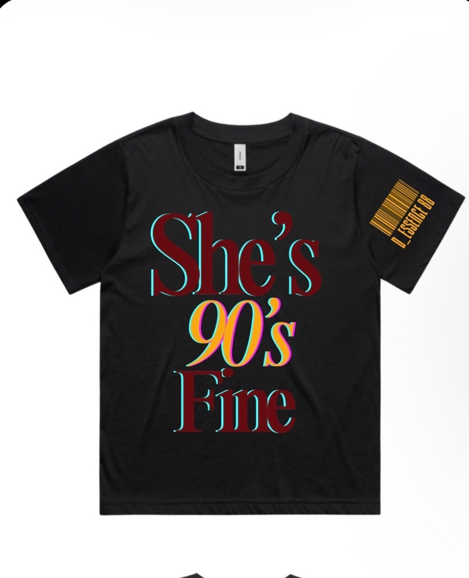She's 90 Fine Tee 🤎✨