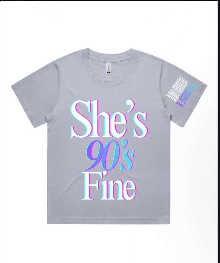 She's 90 Fine Tee 🤎✨