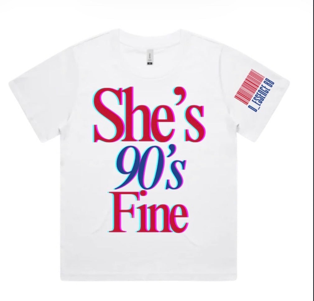 She's 90 Fine Tee 🤎✨