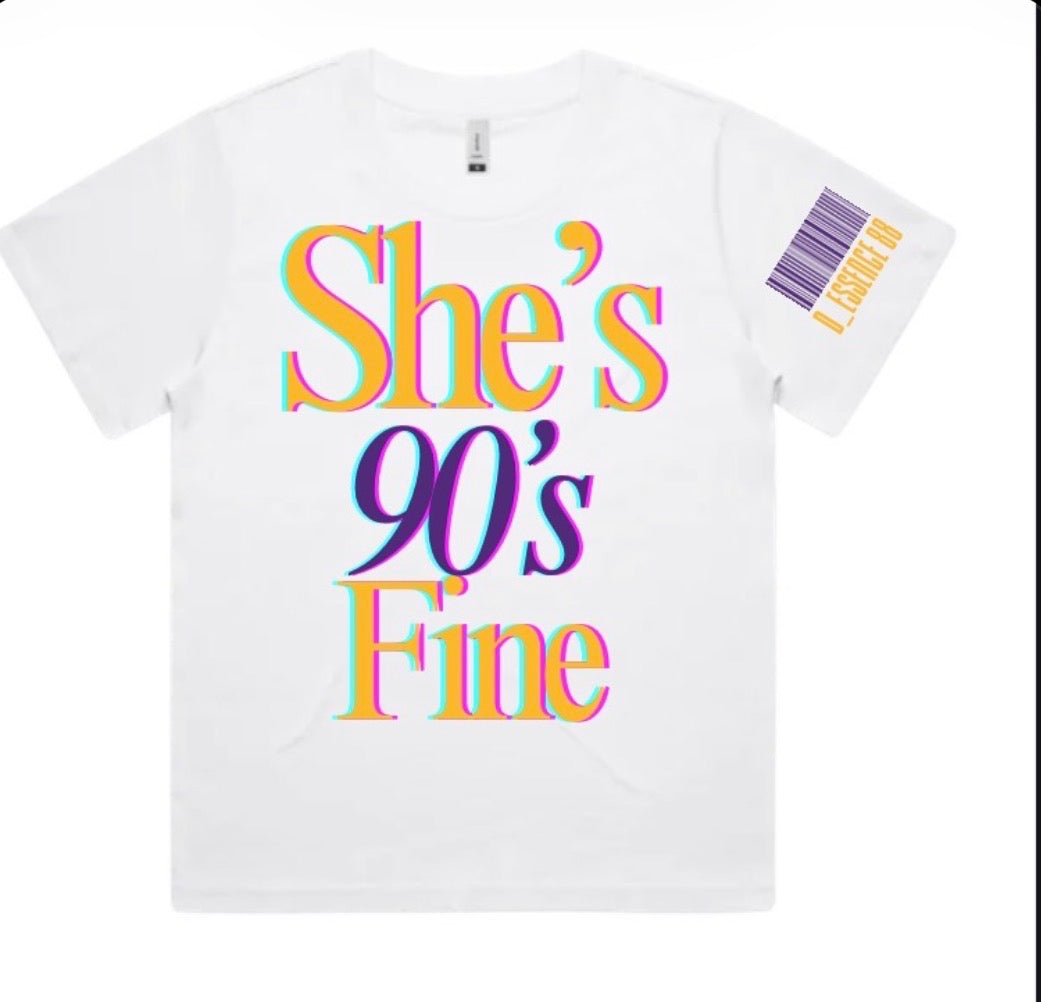 She's 90 Fine Tee 🤎✨