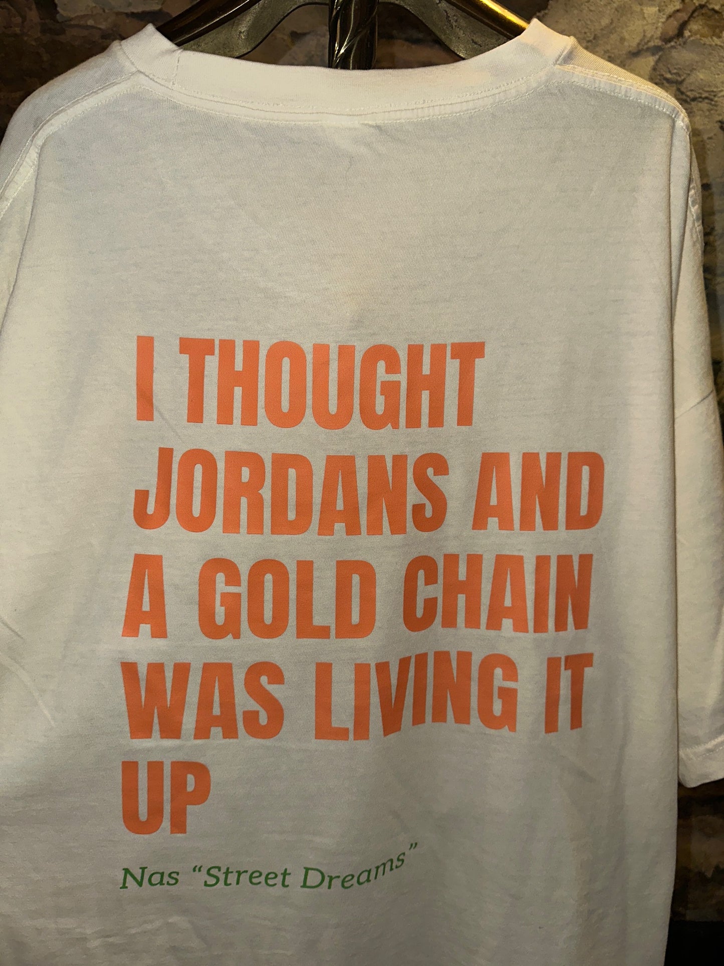 JORDANS & A GOLD CHAIN